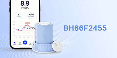 BestHealth New BH66F2455 Continuous Glucose Monitoring MCU